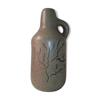 Signed ceramic bottle