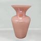 Vase antique rose soufflé en verre de Murano des années 1970 par Maestro del Vetro
