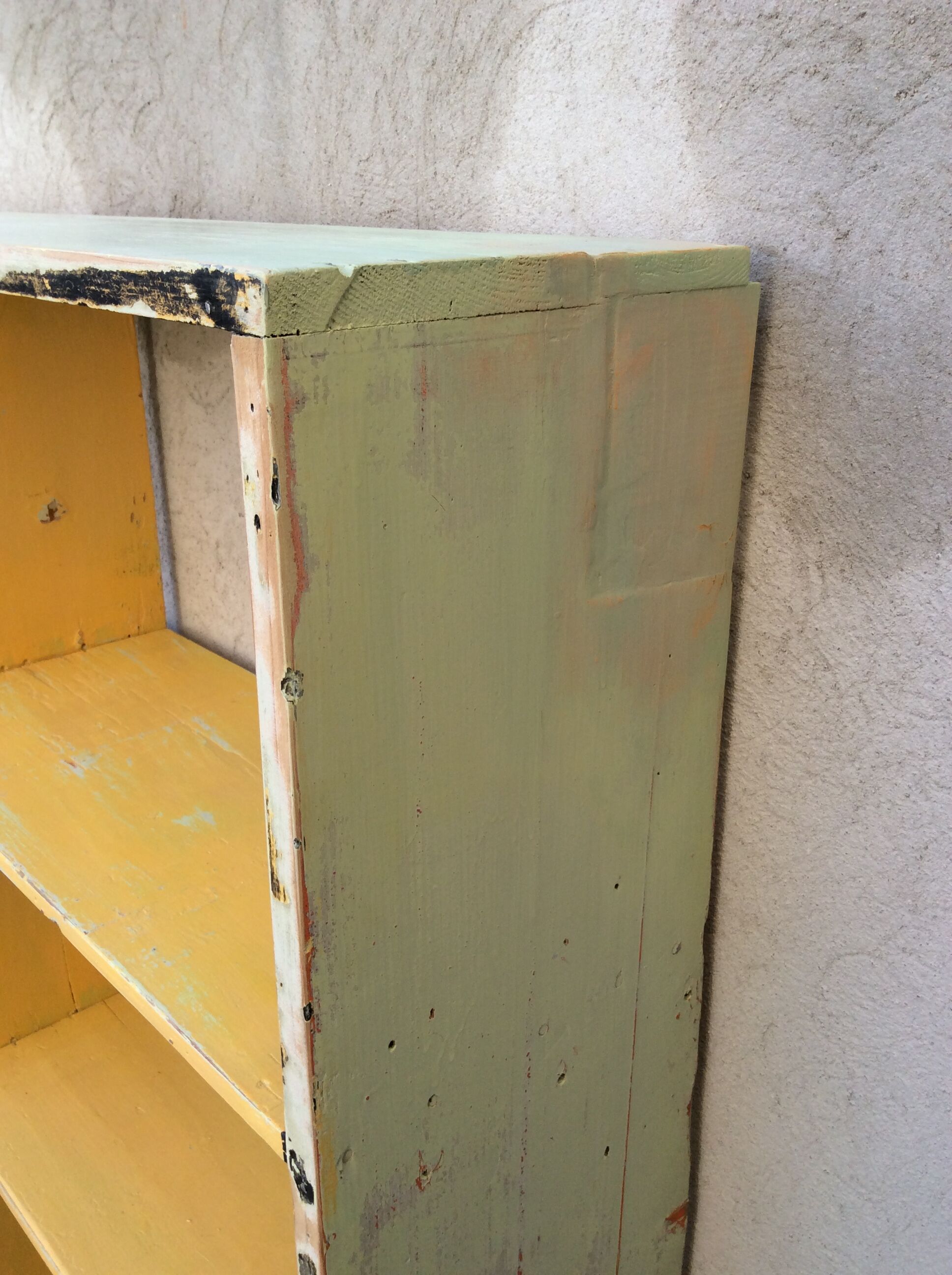 Large workshop furniture with patinated lockers