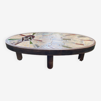 Vallauris coffee table by Barrois