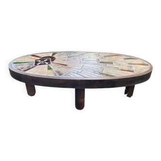 Vallauris coffee table by Barrois