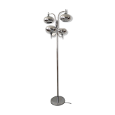 Floor lamp 4 chrome spots design sciolari 1970