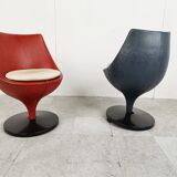 Pair of polaris chairs by Pierre Guariche for Meurop, 1960s
