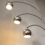 Vintage lamp 3 foot marble globes
