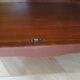 Louis XVI-style sideboard - 1 drawer - fluted legs - mahogany - solid wood