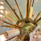 Dandelion, Sputnik chandelier by Kamenicky Senov, 1970