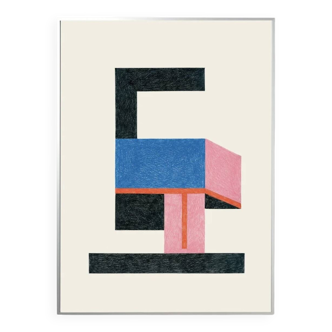 Lithograph by Nathalie du Pasquier