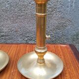 Pair of brass candlesticks