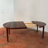 Ole HALD round table model "33" with double extension Denmark 1960
