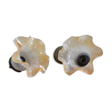 Pair of tulip appliques