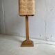 Lampe de table moderniste en bambou