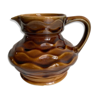 Sarreguemines sandstone pitcher