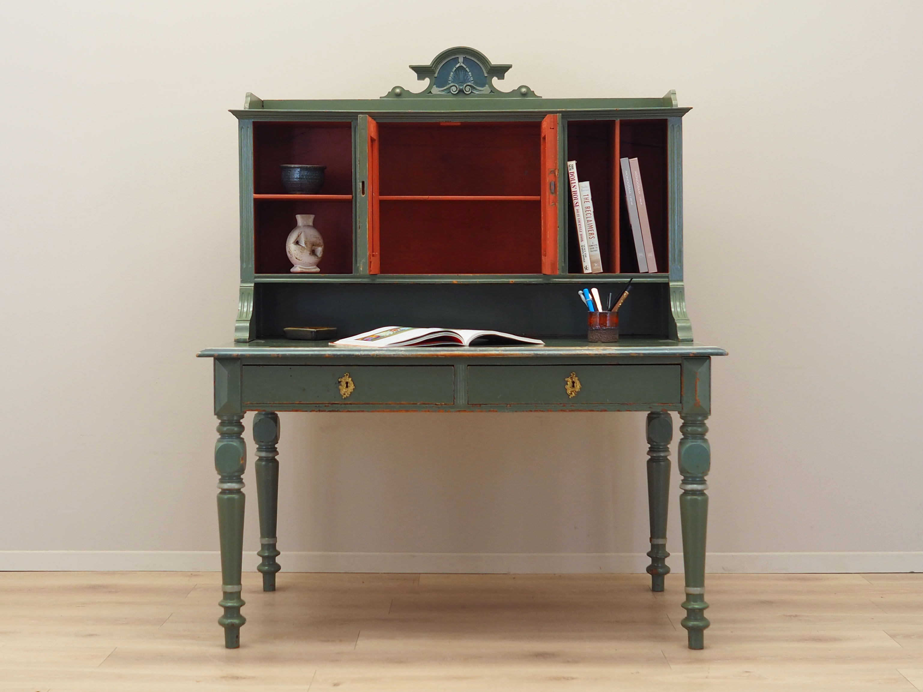 Pine desk, Danish design, 1950s, production Denmark