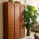 Vintage 1960s/1970s Filing Cabinet with 3 Curtains