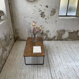 50s modernist oak coffee table