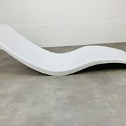 Eurolax R1 fiberglass deckchair by Charles Zublena