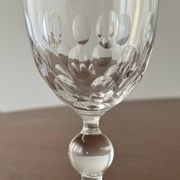 Set of 3 Vintage Cristal d'Arques French Lead Crystal Wine Glasses