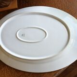 Plat ovale de service en porcelaine de Limoges - Chastagner