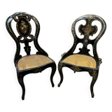 Pair of Napoleon III chairs