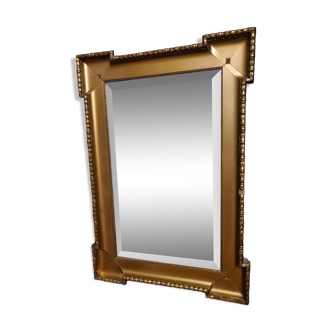 Large golden mirror