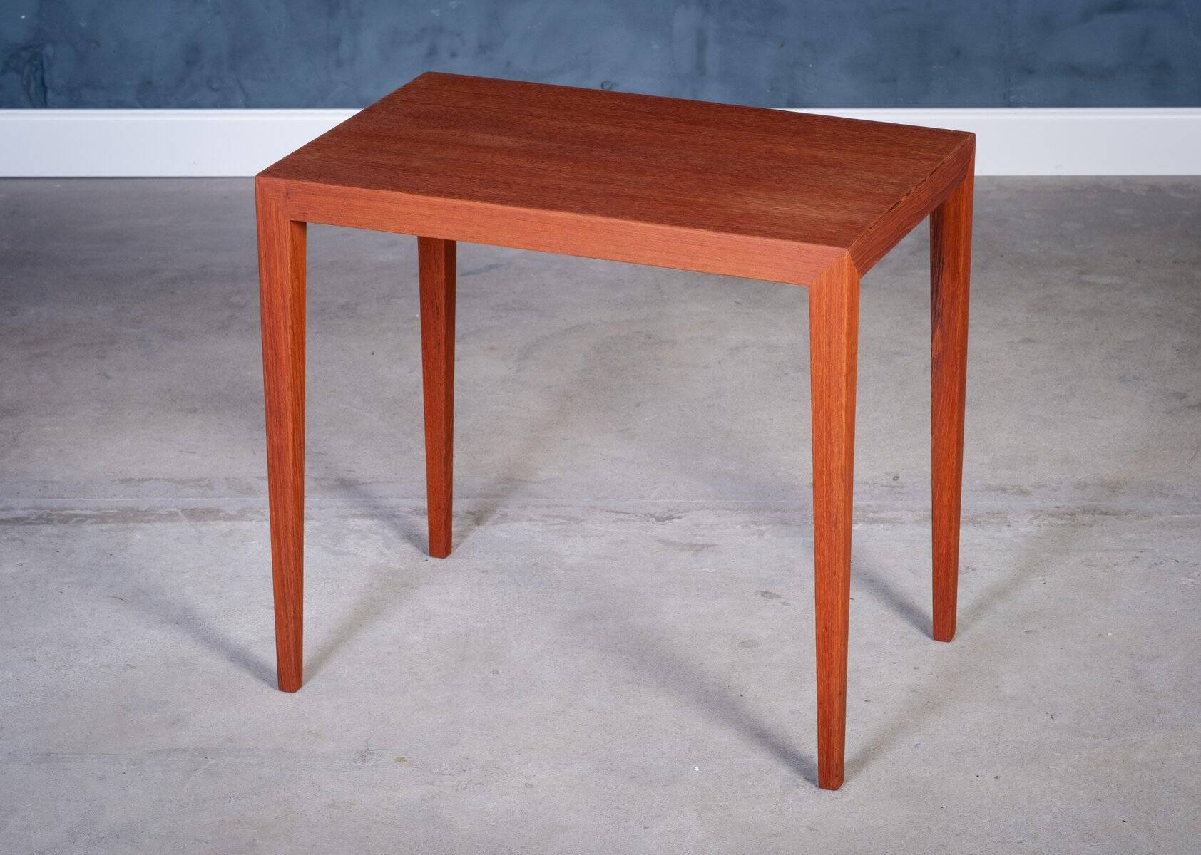 Nest of Teak Tables by Severin Hansen for Haslev Møbelfabrik, 1950s, Set of 3