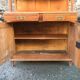 Vintage Parisian buffet with 2 bodies in white poplar wood