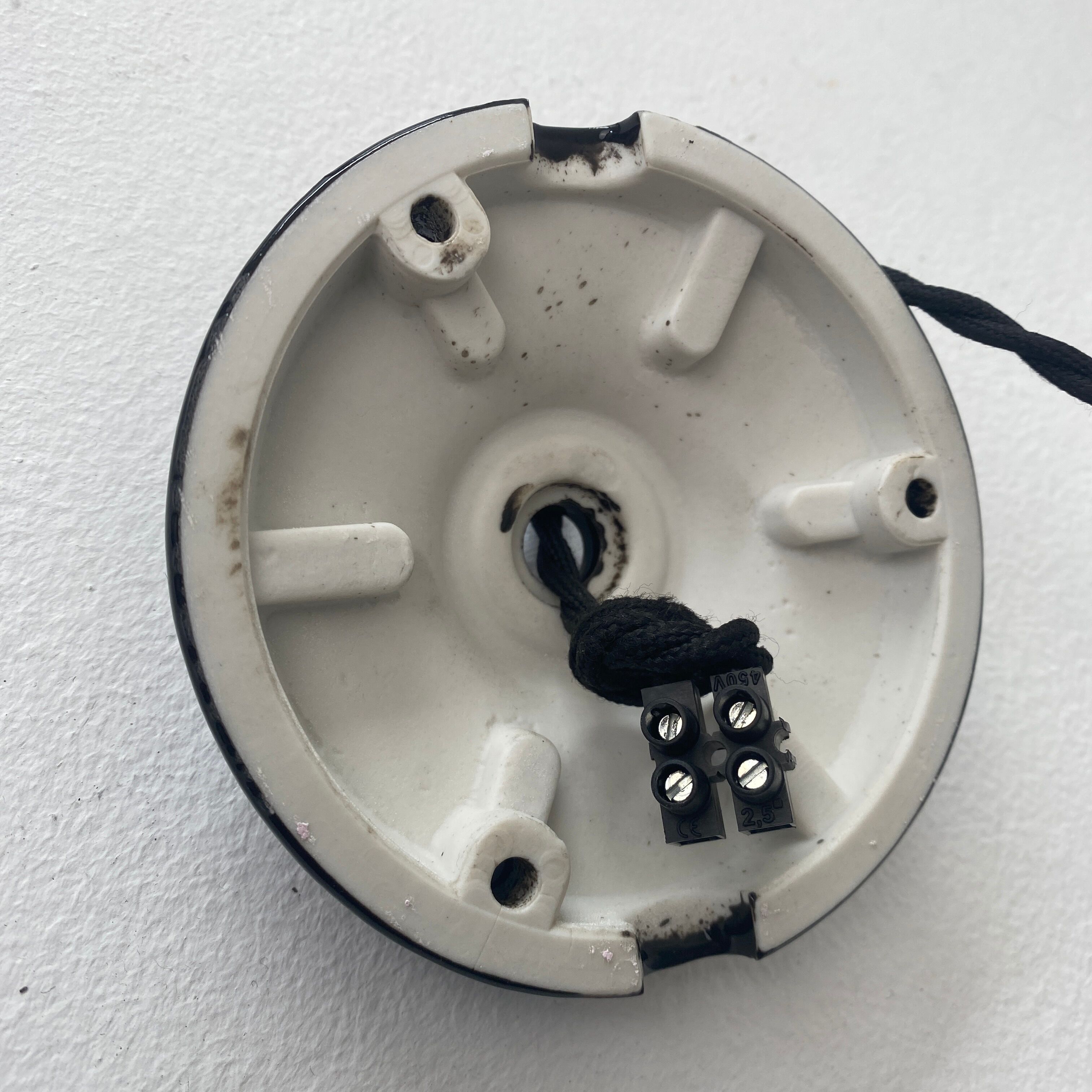 Lot 3 old glass suspensions from vintage clichy