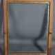 Old frame oak gilded stucco wood + glass 37.5x30 foliage 33x25.9 cm sb