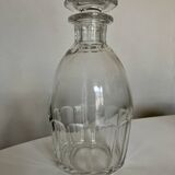Cut crystal decanter with flat ribs, 1960