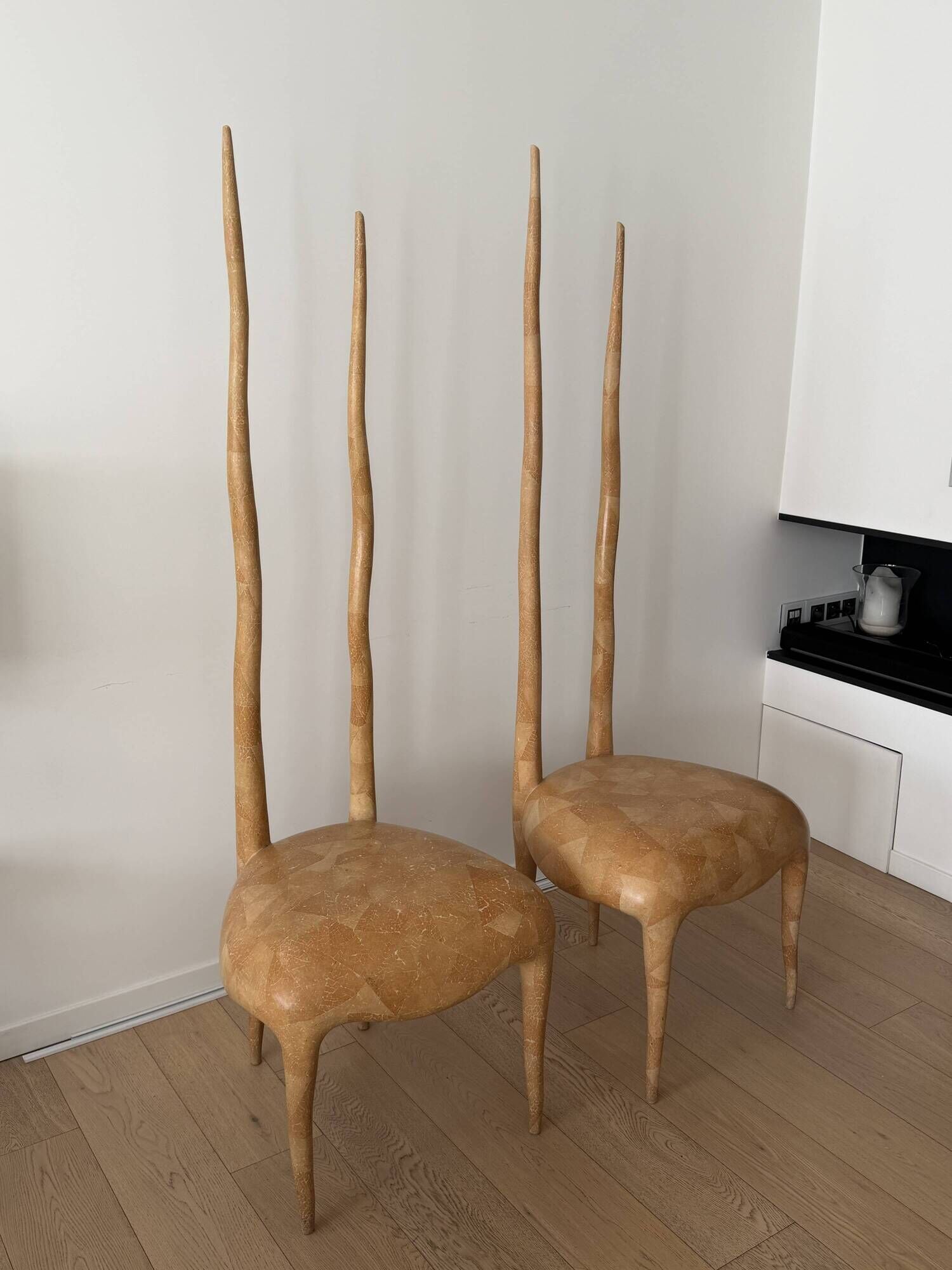Sylvie" Chair by Rie and Yiouri Augousti, France 1989