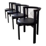 Vintage Niels Jorgen Haugesen String chairs for Tranekaer, Denmark 1980s