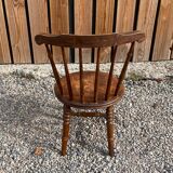 Chaise édouardiennes windsor en noyer entièrement estampillée, style ibex penny suédois