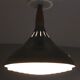 Scandinavian hanging vintage 50/60 in aluminum and teak gloss