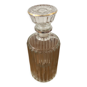 Whiskey or liqueur carafe in vintage Italian streaked glass