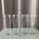 Set of 4 Vintage Etched Floral Highball Glasses