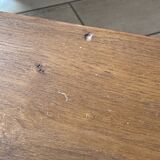 Oak shelf design vintage reconstruction 60s