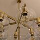 Lustre "Pastoral" en laiton avec six globes Hans-Agne Jakobsson