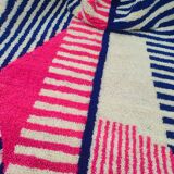 Modern Berber Rug with Abstract Patterns and Stripes 250x150 cm