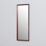 Mid century Scandinavian mirror in rosewood  frame from  Aarhus Glasimport  model 149 26/4, Denmark,