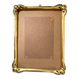 Cadre ancien en bois doré art nouveau 22 cm x 17,5 cm