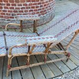 Rattan long chair