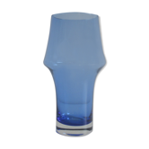 Vase en verre coloré bleu Rihimaki Finlande