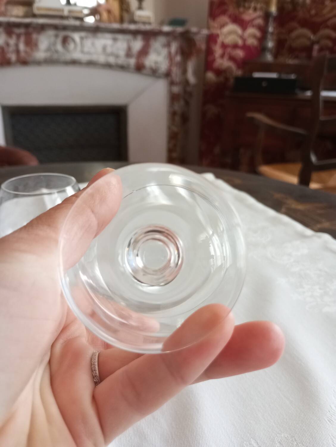 6 mini Cognac glasses