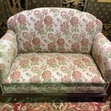 Art Deco period living room sofa and pair of armchairs