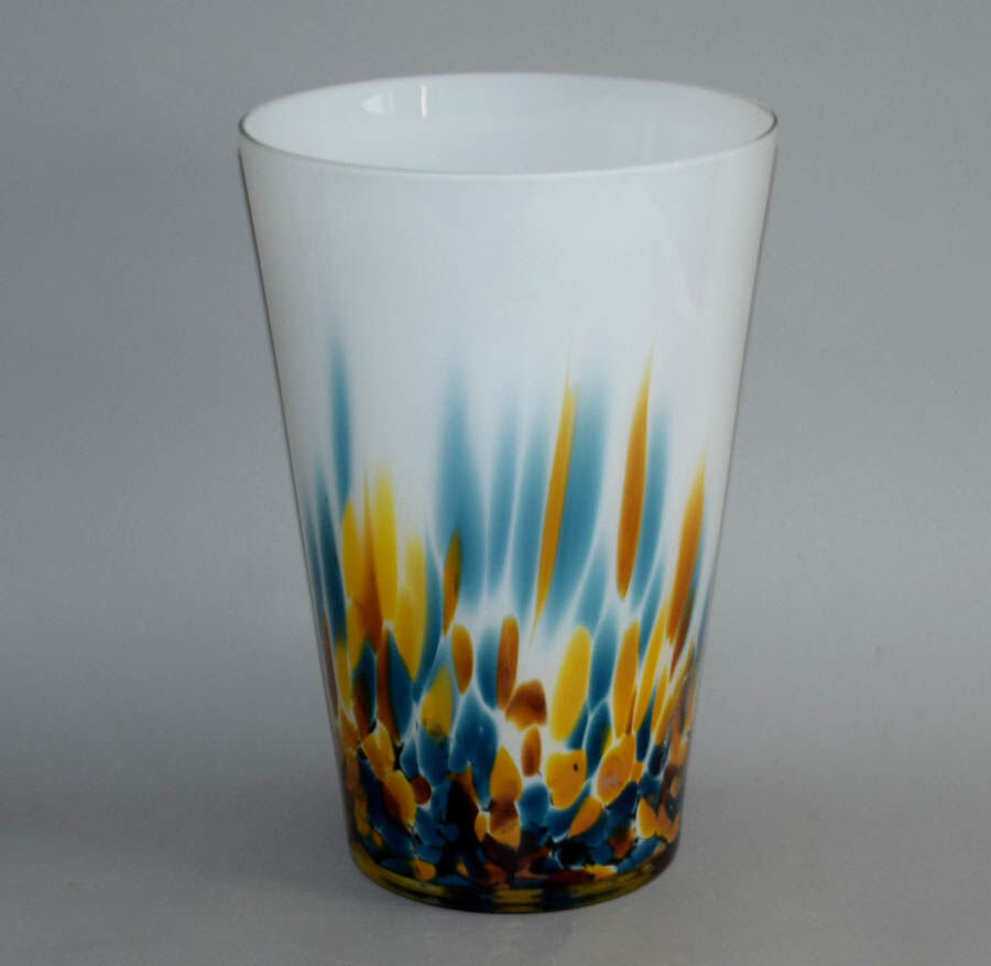 1980s Jozefina Krosno Art Glass Bowl, Poland