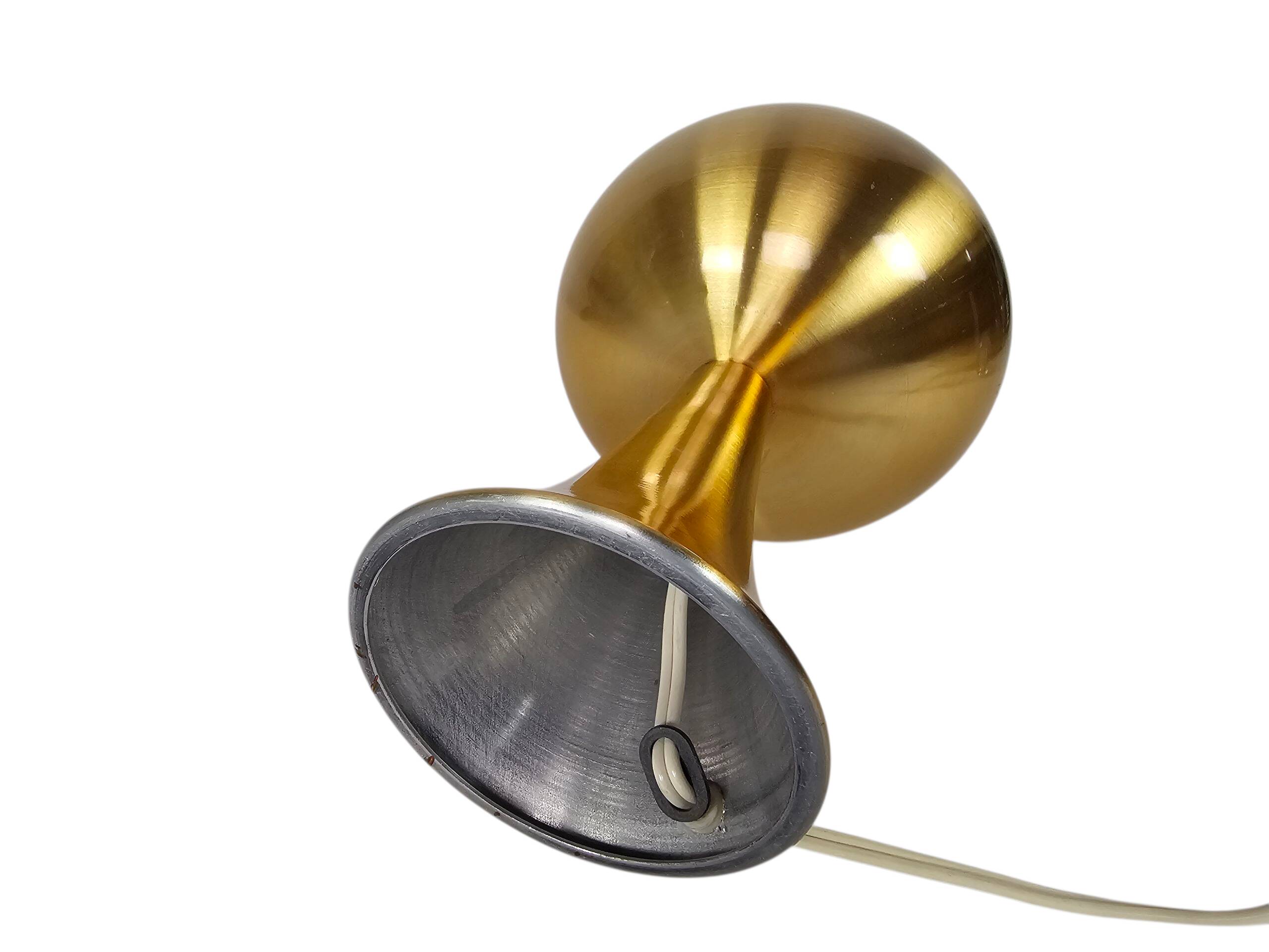 Anvia - Space Age - Diabolo - brass - table lamp - 70s