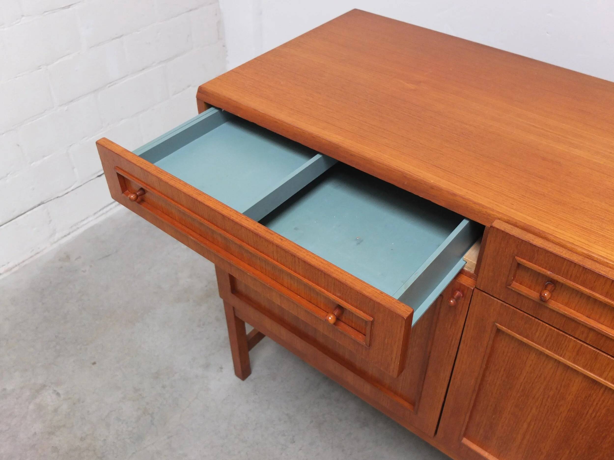 Large decorative sideboard by Oswald Vermaercke for V-Form, 1966