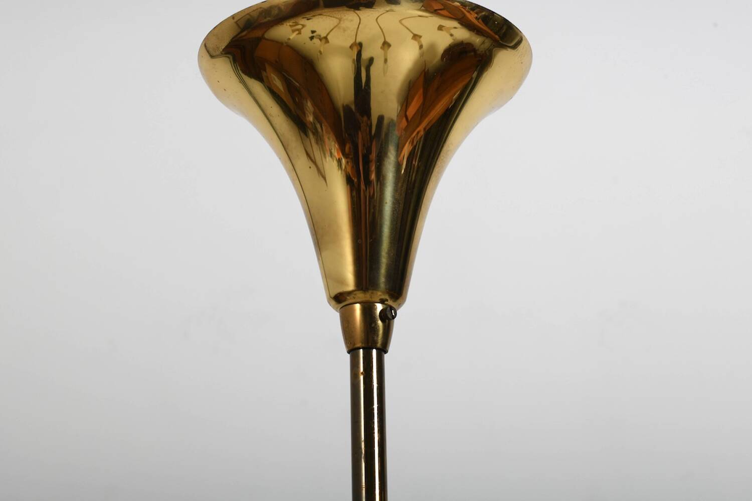 High Quality Ten Armed Brass Chandelier 1960s.
