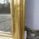 Old gilded wooden mirror in the Napoleon III style, 83x138cm