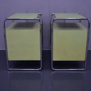 Set of Two Bauhaus Night Stands by Vichr & Co., 1930s